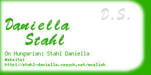 daniella stahl business card